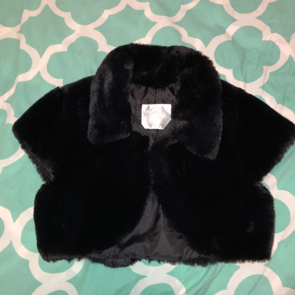 Girls furry sweater